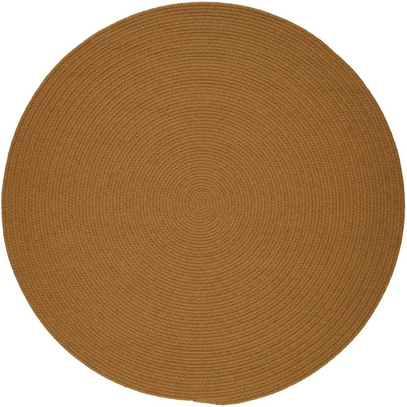 Rhody Rug Poly Solids S036 New Gold Area Rug Carpet Mart