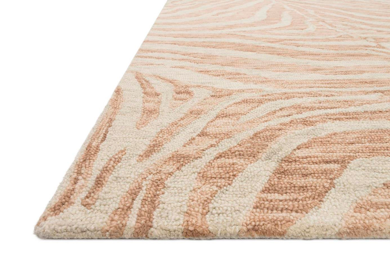 Loloi Masai MAS-01 Blush/Ivory Area Rug Angle