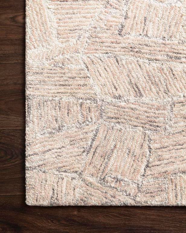 Loloi Peregrine PER-07 Blush Area Rug Corner