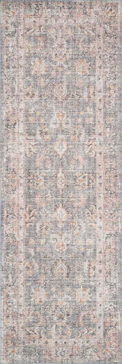 Loloi II Skye SKY-01 Grey/Apricot Area Rug - Carpetmart.com