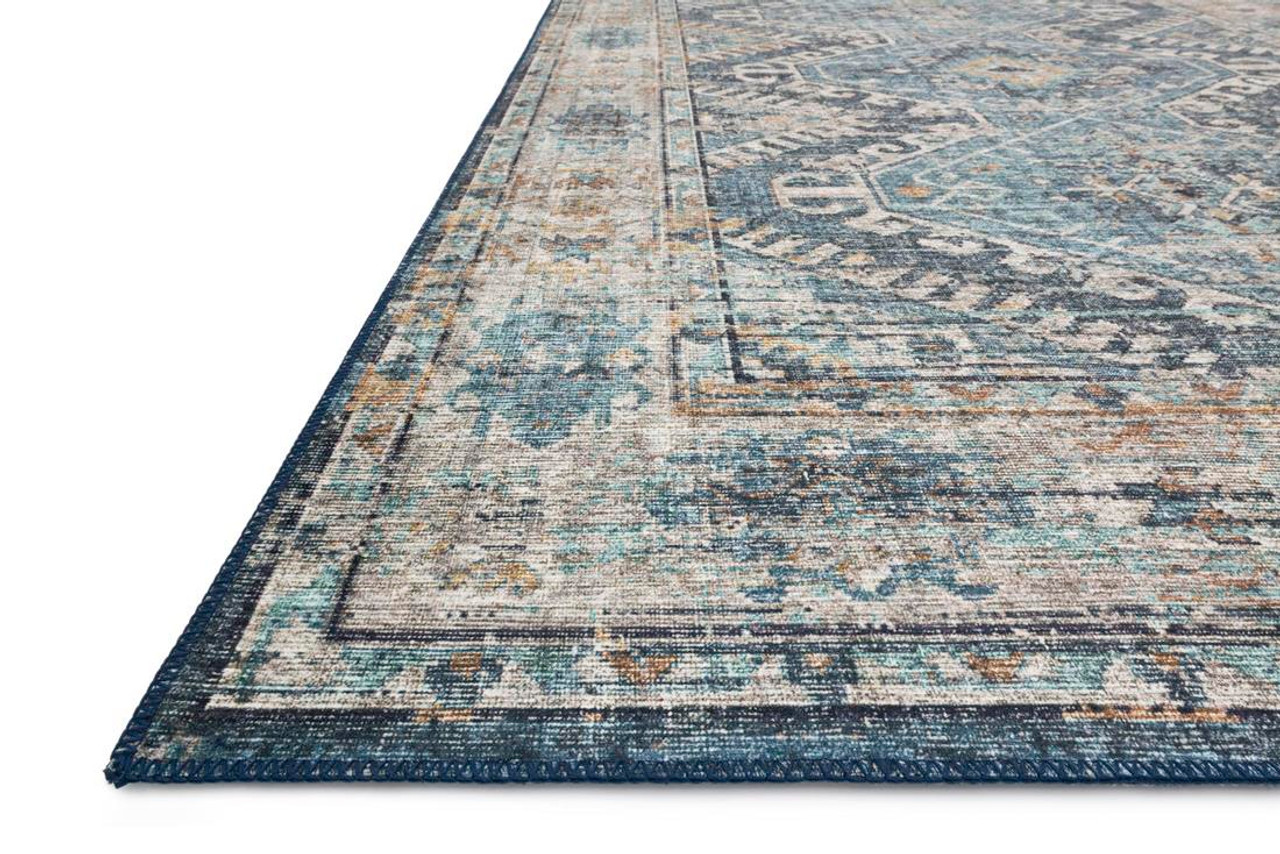 Loloi II Skye SKY-03 Denim/Natural Area Rug Angle