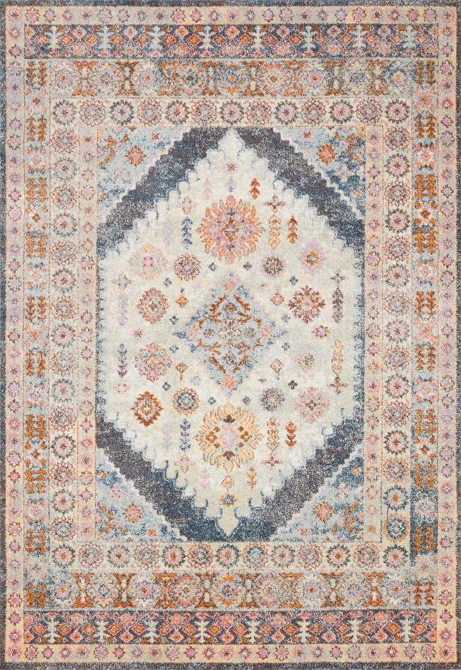 Loloi Clara CLA-07 Pebble/Fiesta Area Rug