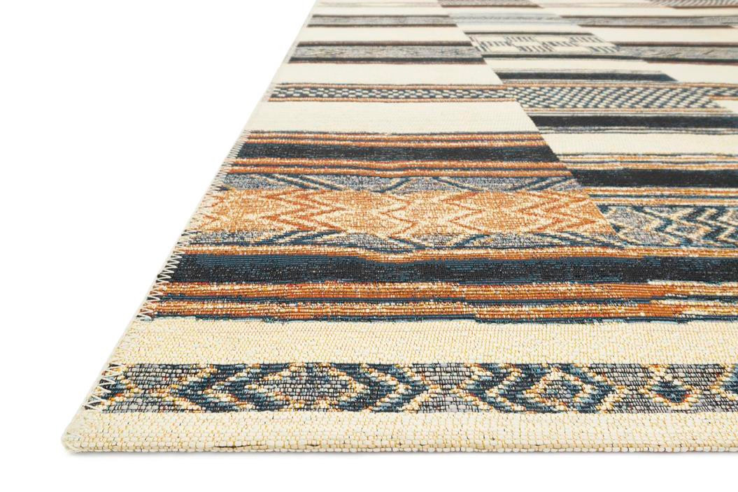 Loloi Mika MIK-04 Ivory/Multi Area Rug Angle