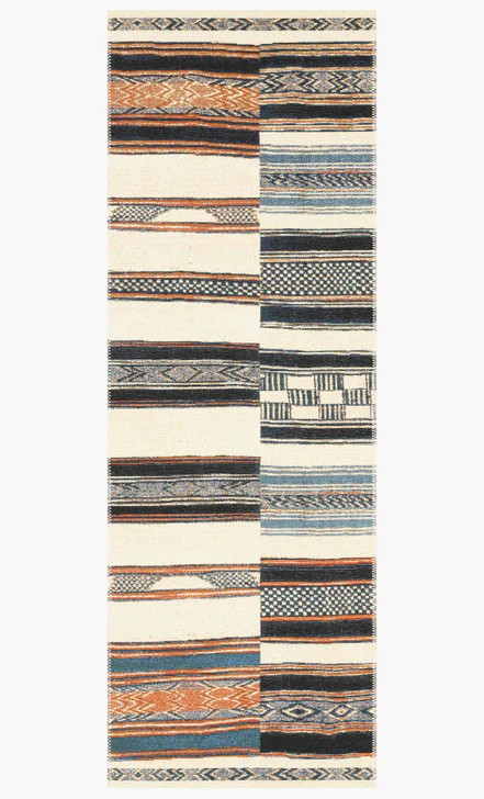 Loloi Mika MIK-04 Ivory/Multi Runner Area Rug