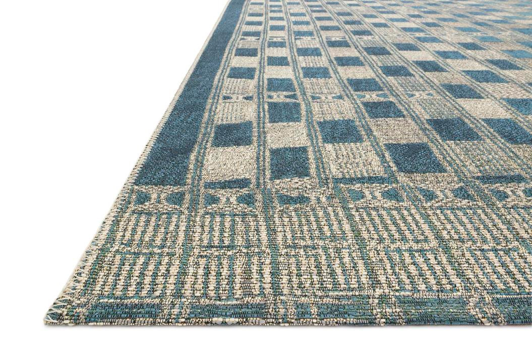Loloi Mika MIK-08 Blue/Ivory Area Rug - Carpet & Tile Mart