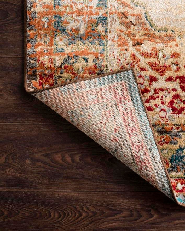 Loloi II Isadora ISA04 Antique Ivory/Sunset Area Rug