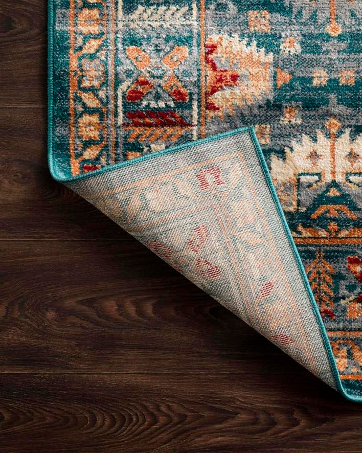 Loloi II Isadora ISA-06 Lagoon/Multi Area Rug - Carpetmart.com