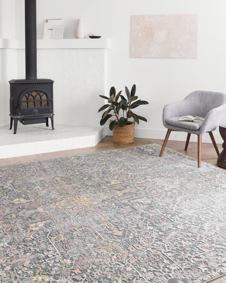 Loloi II Lucia LUC-02 Charcoal/Multi Area Rug - Carpetmart.com
