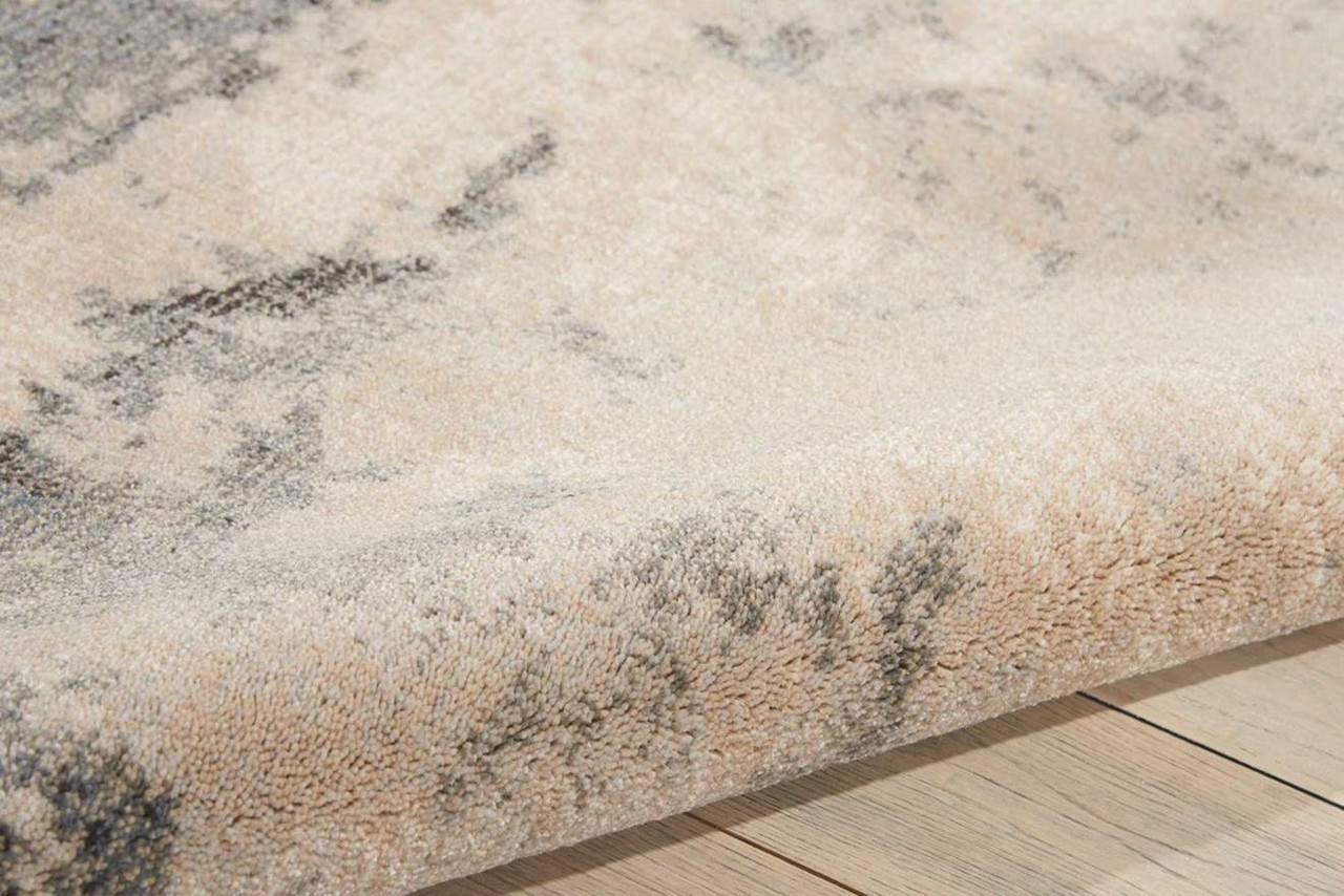 Nourison Maxell MAE13 Ivory/Grey Area Rug Texture