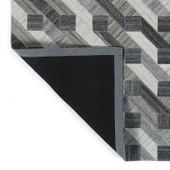 Kaleen Chaps CHP02-38 Charcoal Area Rug Backing