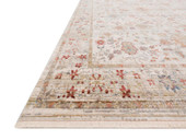 Loloi Claire CLE-05 Ivory/Multi Area Rug Angle Loloi Claire CLE-05 Ivory/Multi Area Rug Angle
