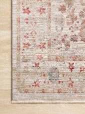 Loloi Claire CLE-05 Ivory/Multi Area Rug Corner Loloi Claire CLE-05 Ivory/Multi Area Rug Corner
