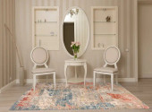 Loloi Claire CLE-07 Grey/Multi Area Rug Room Scene Loloi Claire CLE-07 Grey/Multi Area Rug Room Scene