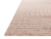 Loloi Cole COL-02 Blush/Ivory Area Rug Angle Loloi Cole COL-02 Blush/Ivory Area Rug Angle