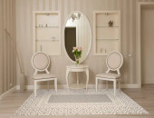 Loloi Cole COL-05 Grey/Ivory Area Rug Room Scene Loloi Cole COL-05 Grey/Ivory Area Rug Room Scene