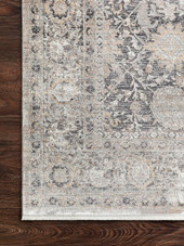 Loloi Gemma GEM-02 Charcoal/Sand Area Rug Corner Loloi Gemma GEM-02 Charcoal/Sand Area Rug Corner