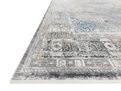 Loloi Gemma GEM-05 Silver/Blue Area Rug Angle Loloi Gemma GEM-05 Silver/Blue Area Rug Angle