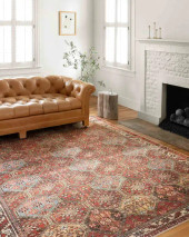 Loloi II Loren LQ-16 Spice Multi Area Rug Room Scene Loloi II Loren LQ-16 Spice Multi Area Rug Room Scene