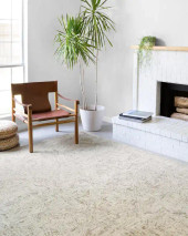 Loloi II Ziva ZV-01 Neutral Area Rug Room Scene Loloi II Ziva ZV-01 Neutral Area Rug Room Scene
