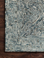 Loloi II Ziva ZV-04 Denim Area Rug Corner Loloi II Ziva ZV-04 Denim Area Rug Corner