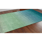 Liora Manne Arca 9206-04 Ombre Aqua Area Rug Room Scene Liora Manne Arca 9206-04 Ombre Aqua Area Rug Room Scene