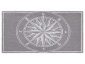 Liora Manne Frontporch 1447-47 Compass Grey Scatter Area Rug