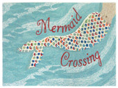 Liora Manne Frontporch 1448-03 Mermaid Crossing Water Area Rug Liora Manne Frontporch 1448-03 Mermaid Crossing Water Area Rug