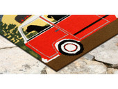 Liora Manne Frontporch 1474-24 Camping Trip Red Area Rug Corner
