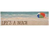 Liora Manne Frontporch 1516-12 Lifes A Beach Sand Runner Area Rug Liora Manne Frontporch 1516-12 Lifes A Beach Sand Runner Area Rug