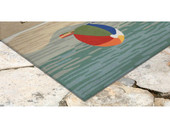Liora Manne Frontporch 1516-12 Lifes A Beach Sand Area Rug Corner Liora Manne Frontporch 1516-12 Lifes A Beach Sand Area Rug Corner