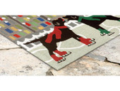 Liora Manne Frontporch 1526-44 Holiday Ice Dogs Multi Area Rug Corner