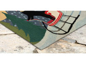 Liora Manne Frontporch 1564-44 Sledding Dog Multi Area Rug Corner Liora Manne Frontporch 1564-44 Sledding Dog Multi Area Rug Corner