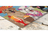 Liora Manne Frontporch 1808-44 Sassy Lassies Bright Area Rug Corner Liora Manne Frontporch 1808-44 Sassy Lassies Bright Area Rug Corner