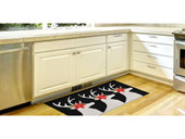 Liora Manne Frontporch 1818-48 Reindeer Black Area Rug Room Scene Liora Manne Frontporch 1818-48 Reindeer Black Area Rug Room Scene