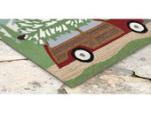 Liora Manne Frontporch 1853-16 Woody Wonderland Pine Area Rug Corner Liora Manne Frontporch 1853-16 Woody Wonderland Pine Area Rug Corner