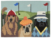 Liora Manne Frontporch 2418-44 Putts & Mutts Multi Area Rug Liora Manne Frontporch 2418-44 Putts & Mutts Multi Area Rug