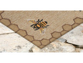 Liora Manne Frontporch 2432-12 Honeycomb Bee Natural Area Rug Corner Liora Manne Frontporch 2432-12 Honeycomb Bee Natural Area Rug Corner