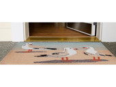 Liora Manne Frontporch 4441-12 Gulls Sand Area Rug Room Scene Liora Manne Frontporch 4441-12 Gulls Sand Area Rug Room Scene