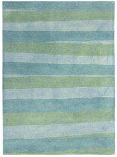 Liora Manne Piazza 7281-04 Stripes Sea Breeze Area Rug