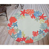 Liora Manne Ravella 2256-04 Ocean Scene Aqua Area Rug Room Scene 2 Liora Manne Ravella 2256-04 Ocean Scene Aqua Area Rug Room Scene 2