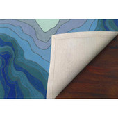 Liora Manne Ravella 2267-03 Mykonos Water Area Rug Backing Liora Manne Ravella 2267-03 Mykonos Water Area Rug Backing