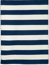 Liora Manne Sorrento 6302-33 Rugby Stripe Navy Area Rug
