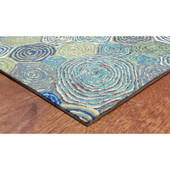 Liora Manne Visions III 3102-03 Giant Swirls Marina Area Rug Pile