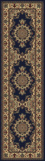 Radici Castello 1191 Navy Runner Area Rug