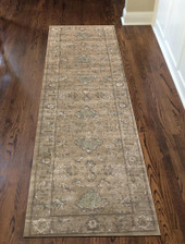 Radici Colosseo 3562 Beige Runner Area Rug Room Scene