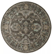 Radici Colosseo 3562 Lt. Brown Round Area Rug