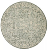 Radici Colosseo 3564 Green Round Area Rug