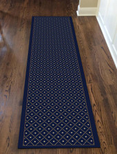 Radici Como 782 Navy Runner Area Rug Room Scene Radici Como 782 Navy Runner Area Rug Room Scene
