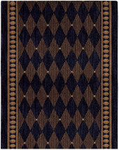Nourison Cosmopolitan C94R R49 Marquis Midnight 3'0" Wide Hall and Stair Runner