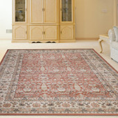 Radici Garda 3812 Terracotta Area Rug Room Scene Radici Garda 3812 Terracotta Area Rug Room Scene